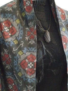 Longue jacket en soie