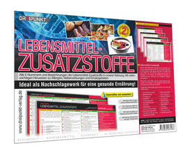 Info-Tafel-Set Lebensmittel-Zusatzstoffe