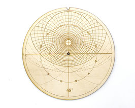 Zubehör-Platte 48° (für Astrolabium)