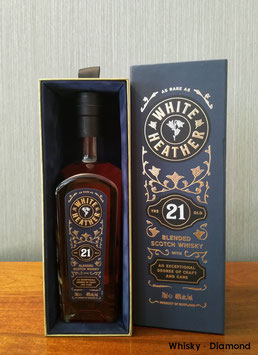White Heather 21 Jahre Blended Scotch Whisky by Billy Walker 48% Vol.