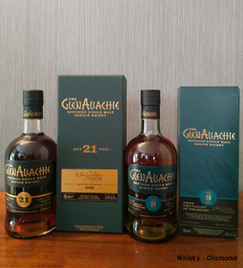 SET: 1x GlenAllachie 21 Jahre Batch 1 51,4% Vol. # 1x GlenAllachie 8 Jahre 46% Vol.