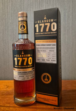 Glasgow 1770 The Awakening Series 2018/2025 PX Sherry Cask#18/1204 Unpeated 58,4% Vol.