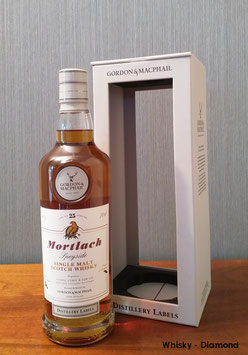 Mortlach 25 Jahre Gordon & MacPhail Distllery Labels 46% Vol.