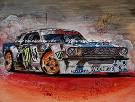 Ken Block drifts up Pikes Peak #43 Ford Mustang "Hoonicorn" RTR