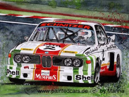 BMW 3.0 CSL Schnitzer #2 Urs Zondler Walter Brun DRM 1975