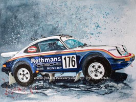 Porsche 911 Carrera 3.2   4x4   Paris - Dakar 1984 Rothmans #176 Walter Röhrl