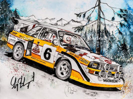 Audi Sport quattro S1 #6 Stig Blomqvist (mit Autogramm)