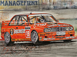 BMW M3 E30 DTM 1992 #19 Armin Hahne Team Linder Jägermeister