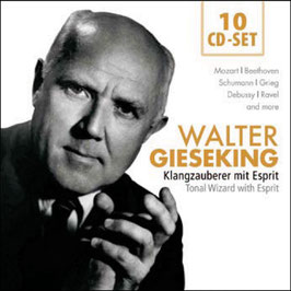 Gieseking, Tonal Wizard with Esprit (10CD, Membran)