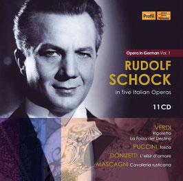 Rudolf Schock in five Italian Operas: Verdi, Puccini, Donizetti, Mascagni (11CD, Hänssler Profil)