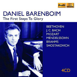 Daniel Barenboim: First Steps To Glory (4CD, Hänssler Profil)