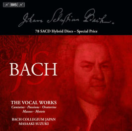 Johann Sebastian Bach: The Vocal Works (78SACD, BIS)