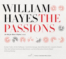 William Hayes: The Passions, An Ode for Music, Oxford 1750 (Glossa)