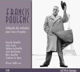 Francis Poulenc: Intégrale des mélodies pour voix et piano (5CD, Atma)