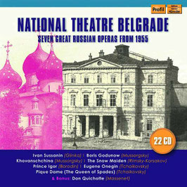 National Theatre Belgrade: Seven Great Russian Operas from 1955 (22CD, Profil Hänssler)