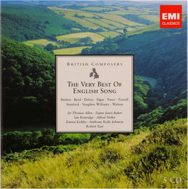 British Composers: The Very Best of English Song: Britten, Byrd, Delius, Elgar, Parry, Purcell, Stanford, Vaughan Williams, Walton (5CD, EMI)