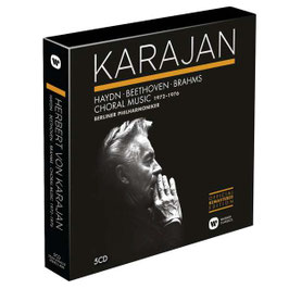 Herbert von Karajan: Choral Music 1972-1976: Haydn: Die Jahreszeiten, Beethoven: Missa solemnis, Brahms: Ein deutsches Requiem (5CD, Warner)
