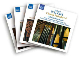 Helmut Walcha: Chorale Preludes 1, 2, 3, 4 (4x CD, Naxos)