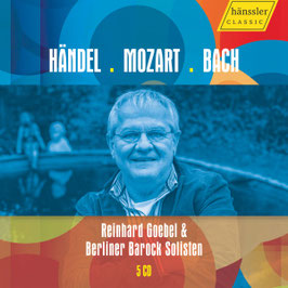 Berliner Barock Solisten, Reinhard Goebel: Händel, Mozart, Bach (5CD, Hänssler Classic)