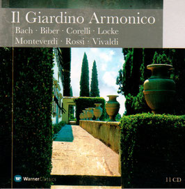 Il Giardino Armonico: Bach, Biber, Corelli, Locke, Monteverdi, Rossi, Vivaldi (11CD, Warner)