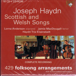 Franz Joseph Haydn: 429 Folksongs Arrangements, Scottish and Welsh Songs (18CD, CD-rom, Brilliant)