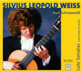 Sylvius Leopold Weiss: Lute Sonatas transcribed for guitar (10CD, Arte Nova)