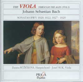 Johann Sebastian Bach: Sonatas for Harpsichord and Viola (Praga Digitals)