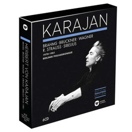 Herbert von Karajan: Brahms, Bruckner, Wagner, Richard Strauss, Sibelius 1970-1981, Berliner Philharmoniker (6CD, Warner)