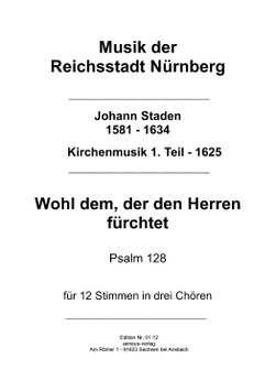 Wohl dem, der den Herren fürchtet  (Psalm 128)