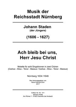 Ach bleib bei uns, Herr Jesu Christ