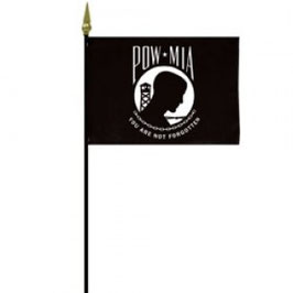 POW/MIA 4"x6" Flag