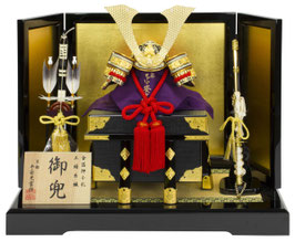 平安光雲作 京製 兜８号平飾り（6M21-ST-206）