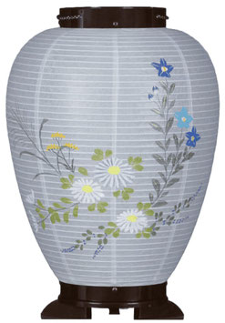 盆提灯 創作提灯 みずほ 菊桔梗（NPW226）