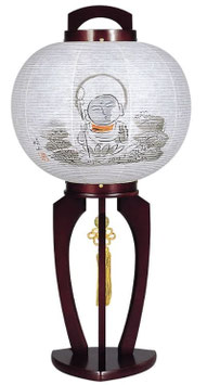 盆提灯 行灯 桜 おかげ地蔵 9号（1423）
