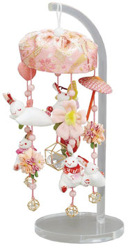 つるし雛 まり飾り つるし飾り きらり ミニミニ 高さ29cm（199-482）