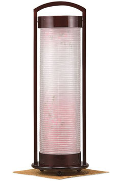 盆提灯：創作提灯「住吉燈」ワイン 絹二重 桜ボカシ（823510）