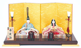 真多呂作ひな人形 親王飾り 本金 春麗雛セット（1816）