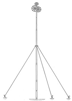 鯉のぼり用ポール レギュラーポール 6号（5.7ｍ）