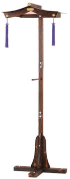 提灯スタンド 門提灯台（大）焼杉 高さ175cm（Z005）