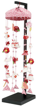 つるし雛 まり飾り つるし飾り うさぎ 極上 小桜 高さ65cm（156-140）