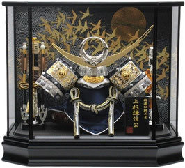 兜ケース飾り 10号 銀鉢 上杉兜（G1169）