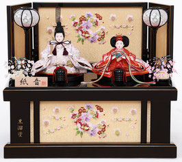 ひな人形 親王収納箱飾り（4M12-ST-235）
