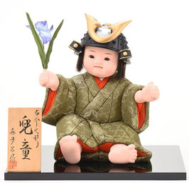 真多呂作 武者人形 五月人形 兜童（3545）