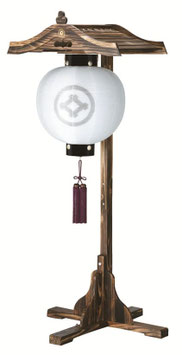 提灯スタンド 神代屋形（小）天然木 高さ156cm（8740-81-007）