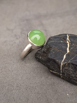 Ring Chrysopras-Cabochon