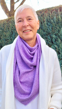 Kuscheltuch in lila