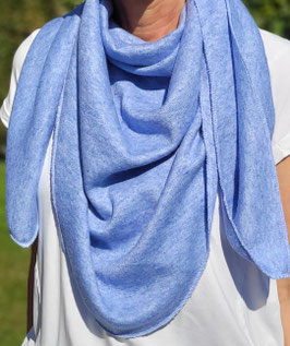 Kuscheltuch in Himmelblau