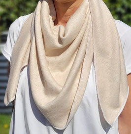 Kuscheltuch in Creme