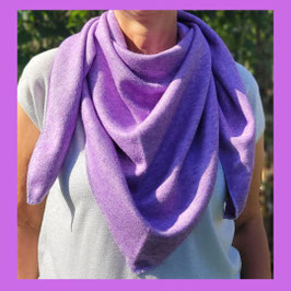 Kuscheltuch in lila