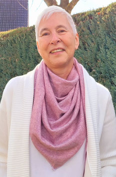 Kuscheltuch in rosé